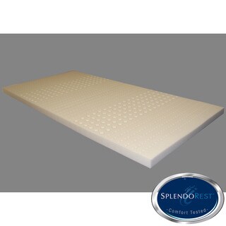 Splendorest Cool Effects 2-inch Ventilated Memory Foam Mattress Topper