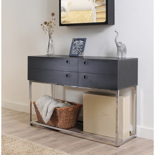 Buy Cheap Furniture of America Marque Functional Black Finish Console Table