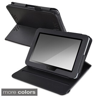 BasAcc Black Leather Swivel Case for Amazon Kindle Fire HD 7-inch