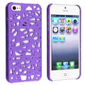 BasAcc Dark Purple Bird Nest Rear Snap-on Case for Apple iPhone 5