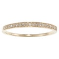 10k Yellow Gold 1/6ct TDW Diamond Pave Band