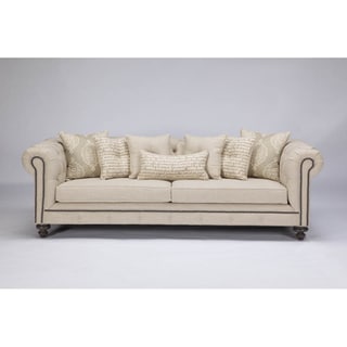 Buy Online JAR Designs 'Alphonse Tufted' Barley Sofa