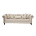 JAR Designs 'Alphonse Tufted' Barley Sofa