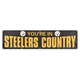 Party Animal Black Pittsburgh Steelers Banner (8'x2')