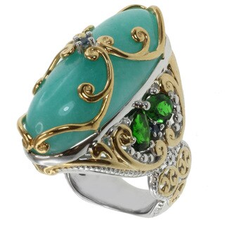 Michael Valitutti Two-tone Amazonite Ring