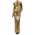 Tabeez Foil Printed Maxi Dress