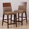 Rosalyn 25-inch Tobacco Finish Barstools (Set of 2)