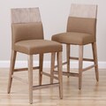 Rosalyn Driftwood Barstools (Set of 2)