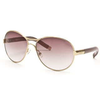 Chloe Women's Gold Aviator Sunglasses 