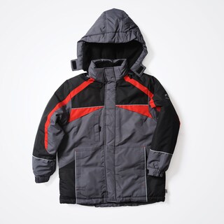 Rothschild Boys' Charcoal Removable Hood Jacket