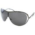 Roberto Cavalli Women's RC 462 Serpentina 08A Metal Shield Sunglasses