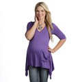 24/7 Comfort Apparel Women's Maternity One Pocket Tunic Top