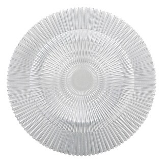 Impulse! 'Barcelona' 4-piece Silver Charger Plate Set