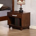Draper Tobacco 1-drawer Nightstand