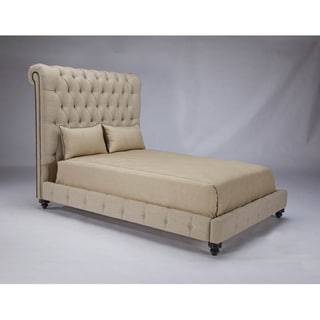 Cheap JAR Design 'Alphonse Tufted' Barley Queen-size Bed
