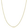 Fremada 10k Yellow Gold Round Wheat Chain (16-24 inch)