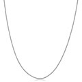 Fremada 10k White Gold 16-24-inch Round Wheat Chain