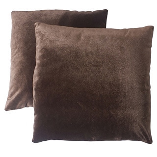 Abbyson Living Charisma 18-inch Brown Decorative Pillows (Set of 2)