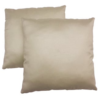 Abbyson Living Charmant 18-inch Cream Decorative Pillows (Set of 2)
