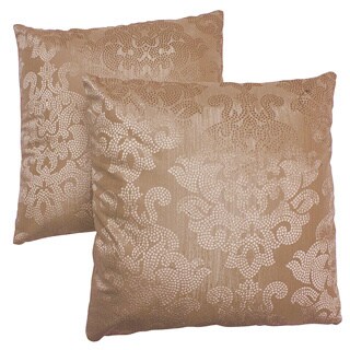 Abbyson Living Eternity 18-inch Gold Decorative Pillows (Set of 2)