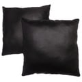 Abbyson Living Charmant 18-inch Black Decorative Pillows (Set of 2)