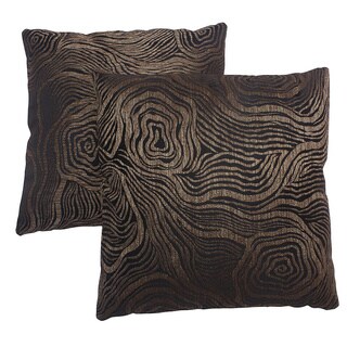 Abbyson Living Barclay 18-inch Brown Decorative Pillows (Set of 2)