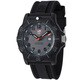 Luminox Men's 'OPS' Grey Dial Black Rubber Strap Quartz Watch
