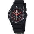 Luminox Men's 'OPS' Black Dial Black Rubber Strap Quartz Watch
