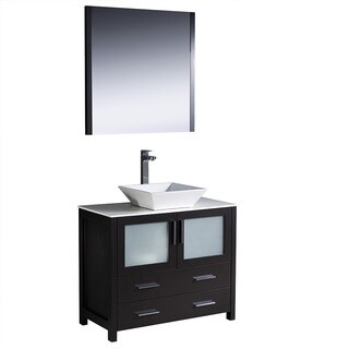 Fresca Torino 36-inch Espresso Modern Bathroom Vanity with Vessel Sink