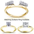 14k Two-tone Gold 1/4-1ct TDW Diamond Wrap or Solitaire Ring (H-I, I1-I2)
