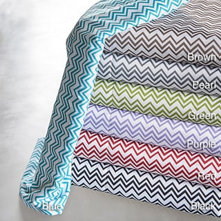 Strada Chevron Printed Sheet Set