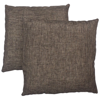 Abbyson Living Aspen 18-inch Two-tone Brown Decorative Pillows (Set of 2)