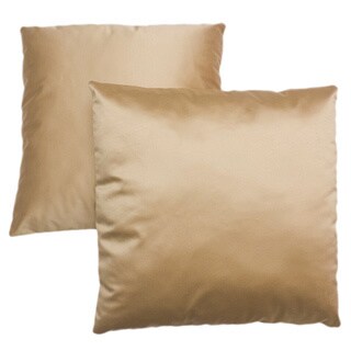 Abbyson Living Bliss 18-inch Gold Decorative Pillows (Set of 2)