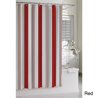 Emily Cotton Stripe Shower Curtain 