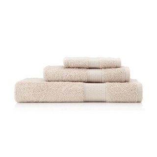 Pima Cotton Diamond Tile Border Alpaca 3-piece Towel Set
