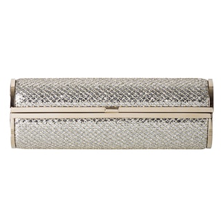 Jimmy Choo 'Cosma' Glitter Fabric Cylinder Clutch