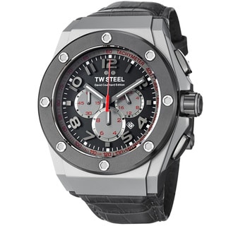 TW Steel Men's 'Ceo Tech' Grey Dial Grey Strap Chronograph Watch