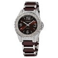 Akribos XXIV Women's Quartz Crystal Ceramic Bracelet Watch