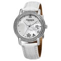 Akribos XXIV Women's Swiss Quartz Crystal Mother of Pearl Strap Watch
