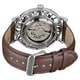 Akribos XXIV Men's Stainless Steel Water-Resistant Automatic Skeleton Strap Watch