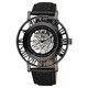 Akribos XXIV Men's Stainless Steel Automatic Skeleton Strap Watch