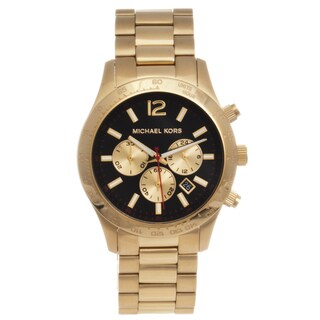 Michael Kors Men's Goldtone Steel 'Layton' Chronograph Watch
