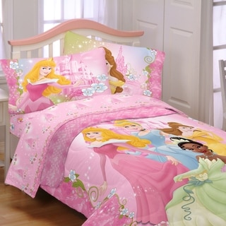 Disney Princess 'Dainty Princess' 4-piece Bed in a Bag with Sheet Set