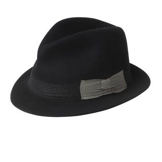 Baily of Hollywood Men's 'Raf' Black Cashmere Blend Hat