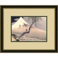 Katsushika Hokusai 'Boy On Mt. Fuji' Framed Art Print