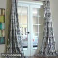 Amirah Intricate Damask Metallic Curtain Panel