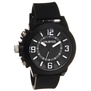 NEW* Unlisted by Kenneth Cole Men's Polyurethan Strap Ana-digi Watch