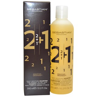 Sebastian 2 + 1 Daily Moisture 10.2-ounce Shampoo