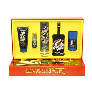 Christian Audigier 'Ed Hardy Love & Luck' Men's 5-piece Fragrance Gift Set