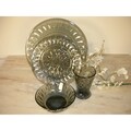La Rochere Charcoal 24-piece Glass Dinnerware Set